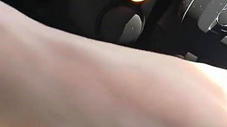 Girlfriend Pumps Gas and Brake Pedals at the Park