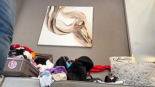 Amazingly Beautiful Sexy and Hor Redhead Art Teacher Comes for a Fashion Try on Haul Turns Into Softcore Porn Casting