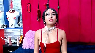 Amateur striptease and Solo masturbation