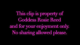 Financial Dominatrix Goddess Rosie Reed Commands You to Binge on Clips