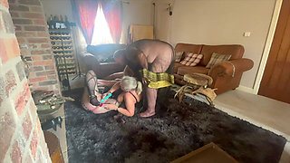 Part 3 Playing with My Female Slaves and Making Them Play Together for Our Entertainment