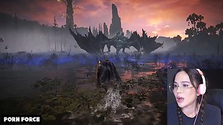 Sexy Gamer Girl BAMBOLA Fucked Hard In Elden Ring And Doggystyle