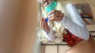 What a Good Nurse! She Puts on All the Suppository and Not Just That