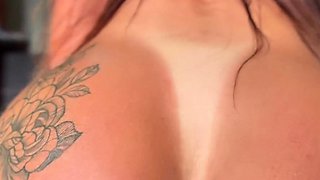 Latina sweetie railing ginormous cock, spraying all over -