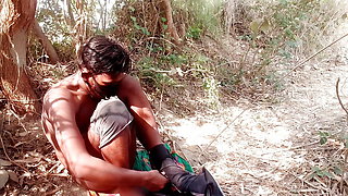 Hotik Rohit masturbates loudly in the jungle full hd Hindi gay sex video