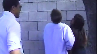 Very vintage anal interracial threesome