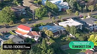 Hijab hookup - nice arab beauty leaves her trainer to spread her and work on her orgasms