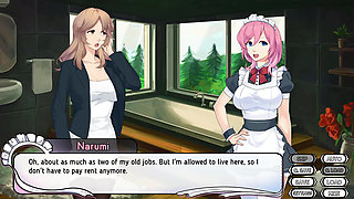 Maid Mansion: cock sucker house maid, cumshot in mouth, Hentai ep.2