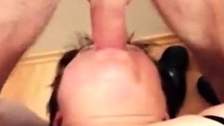 Dad's Homemade Blowjob Video Ends With Cum Swallowing