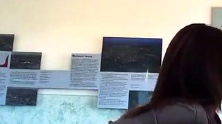 Big-Titted Amateur MILF Flashing in Public