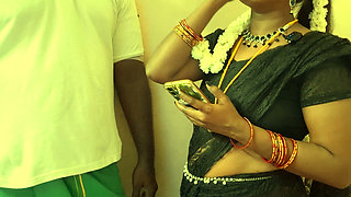 Tamil Married Bhabi Wants Two Dicks - Desi Threesome Sex