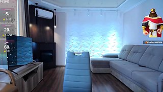 Sexy webcam brunette with big boobs