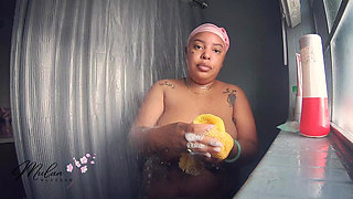 BBW Goddess Shower Tits