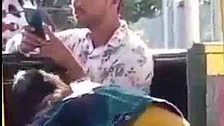 Indian Lovers outdoor handjob and blowjob in Fair