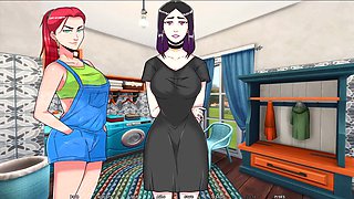 3d animation, in english, school girl