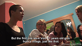 Czech Lesbians 1 - Part 1: Biggest Pussy Lesbian Orgy Ever - Mass Pussy Licking and Vibrator Rides