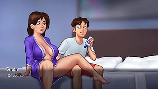 Korean Big Mom Hot Summer Saga - Animated Hentai Sex Story