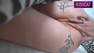 Stepmom Gets Surprised by Stepson in Bed - Spooning Fuck Ends with Huge Facial