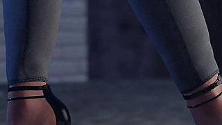 Slutty Lara Deepthroated by 2 Thugs