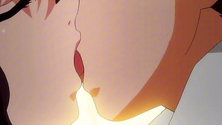 Public park anime slut drops panties for wet pussy play
