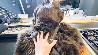 Amateur punk trio head funny with camera