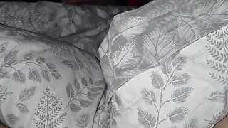 Step mom gentile hands plays with step son soft balls