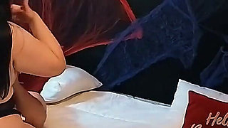Sexy Witch Stepmom Fucking on Halloween