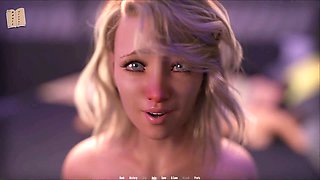 Explore a steamy adult visual novel featuring a hot brunette with a big ass