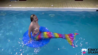 Captive Mermaid Teases You in the Pool