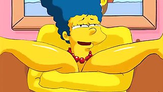Marge Simpson Uncut: MILF Can't Resist Neighbor Ned Flanders Hardcore Hentai Fuck