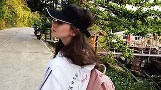 Beauty small tit amateur teen masturbating her shaved pussy