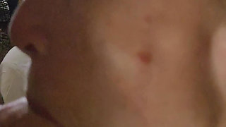 Good Girl Sucks Hubby's Cock and Masturbates