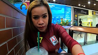 Sexy euro public amateur masturbates outdoors in hd