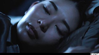 Attractive Tiffany and Leana's lesbian feet licking dirt