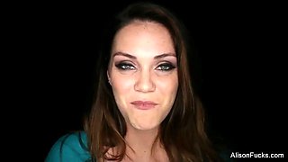 Behind the scenes fun with busty Alison Tyler