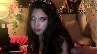 Brunette Solo Webcam Masturbation