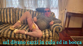 Gio Calda in Garter Belt Heels