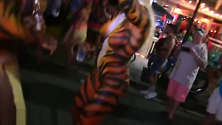 Pussy Flashing Street Sluts Sexy & Wild!