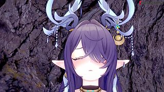 Lauma Gives a Hot Blowjob - Genshin Impact