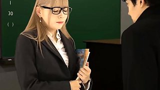 Blonde fetish slut in lingerie dances