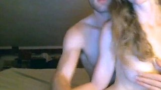 British Hunk Licks Pink Pussy on Webcam