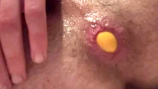 Young guy asks for tennis balls and anal