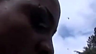 Lesbian Strapon Fuck for Two Amazing Black Pussies