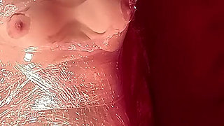 Foil Mummification with Womanizer Toys Turns to Post Orgasm Torment with a Second Orgasm