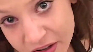 Redhead Sucks Cock and Takes Huge Facial Cumshot
