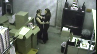 Fucking her Boss at warehouse