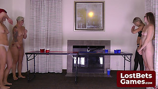 A Strip Beer Pong with Tyler, Tobi, Dylan, and Sassy