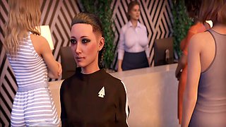 3D animated hentai featuring a three-way with Misskitty2k during summertime shenanigans