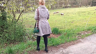 Mature Blonde Wife Enjoys Sex After Walk