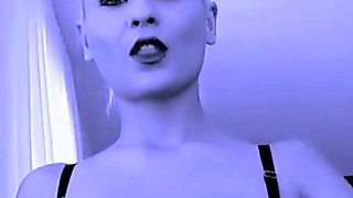 Hot blonde does bdsm and blows cock up